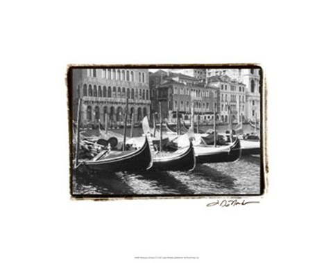 Framed Waterways of Venice X Print