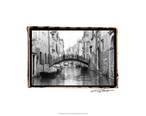 Framed Waterways of Venice XVII Print