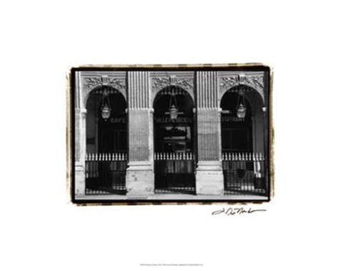 Framed Parisian Archways III Print