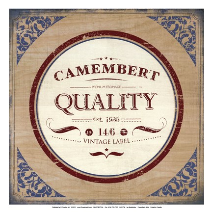 Framed Camembert Print