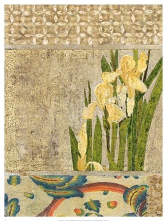Framed Canteiro de Flores I Print
