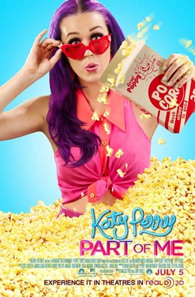 Framed Katy Perry: Part of Me 3D - popcorn Print
