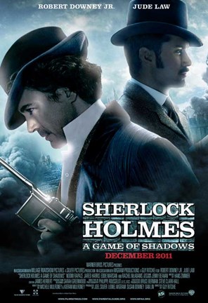 Framed Sherlock Holmes A Game of Shadows A Print