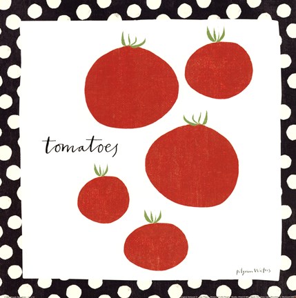 Framed Simple Tomatoes Print