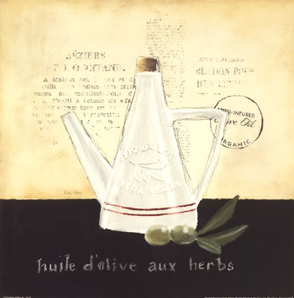 Framed Huile d Olive IV Print