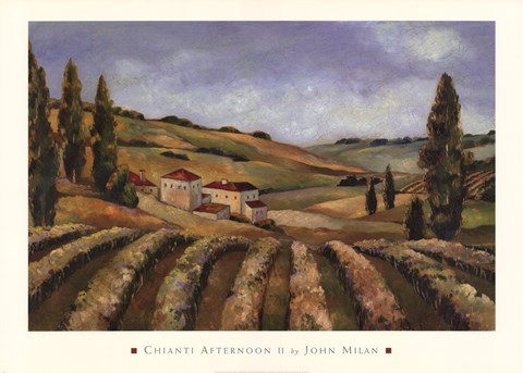 Framed Chianti Afternoon II Print