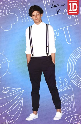 Framed One Direction - Louis - Pop Print