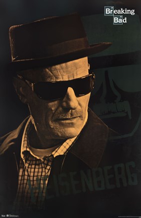 Framed Breaking Bad - Heisenberg Print
