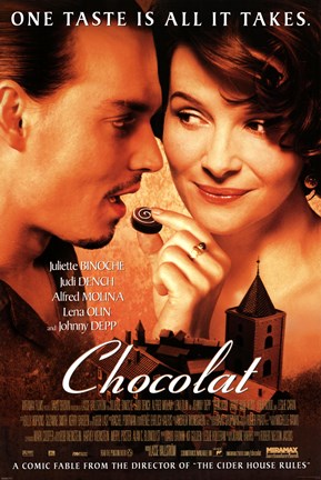 Framed Chocolat - One taste is all it takes Print
