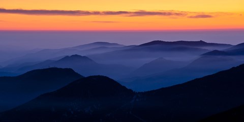 Framed Rocky Mountain Mist Print