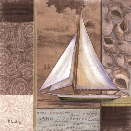 Framed Santa Rosa Boat I Print