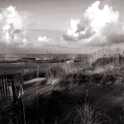 Framed Dunes II Sq. BW Print