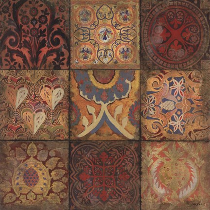 Framed Mosaic III - Detail I Print