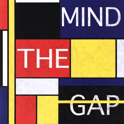 Framed Mind The Gap Print