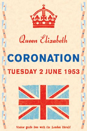 Framed Coronation Day, 1953 Print