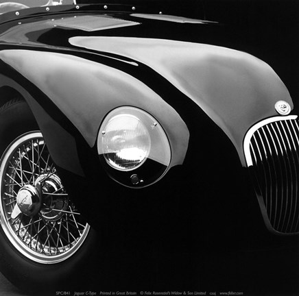 Framed Jaguar C-Type Print