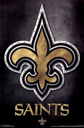 Framed New Orleans Saints - Logo 13 Print