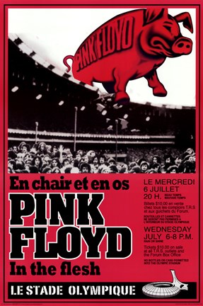 Framed Pink Floyd - Concert Print