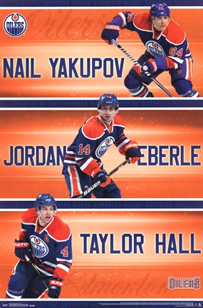 Framed Edmonton Oilers&#174; - Trio 13 Print