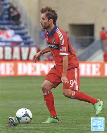 Framed Mike Magee 2013 Action Print