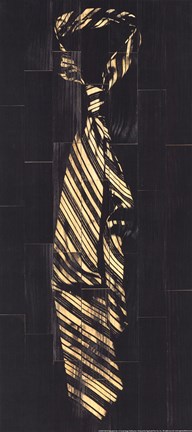 Framed Single Man&#39;s Tie II Print
