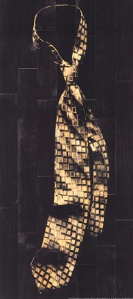Framed Single Man&#39;s Tie III Print