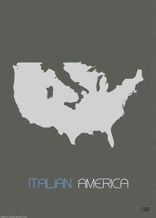 Framed Italian America Print