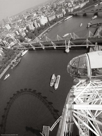 Framed London Eye III Print