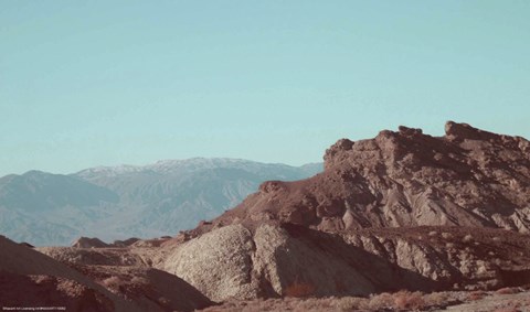 Framed Death Valley Mountains 1 Print