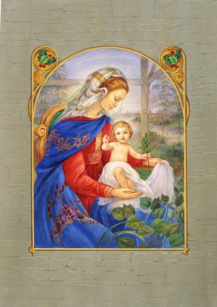 Framed Baby Jesus Print