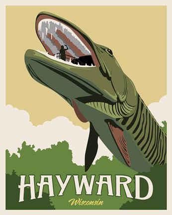 Framed Hayward Muskie Print