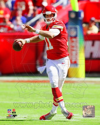 Framed Alex Smith with the ball 2013 Print