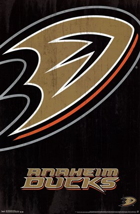 Framed Anaheim Ducks&#174; - Logo 13 Print
