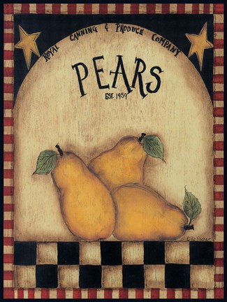 Framed Royal Pears Print