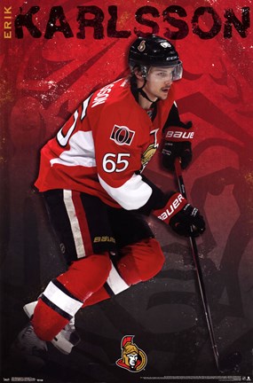 Framed Ottawa Senators&#174; - E Karlsson 13 Print