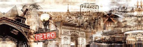 Framed Visiting France Print