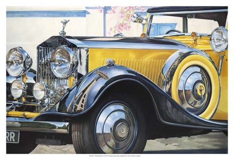Framed &#39;34 Rolls Royce Print