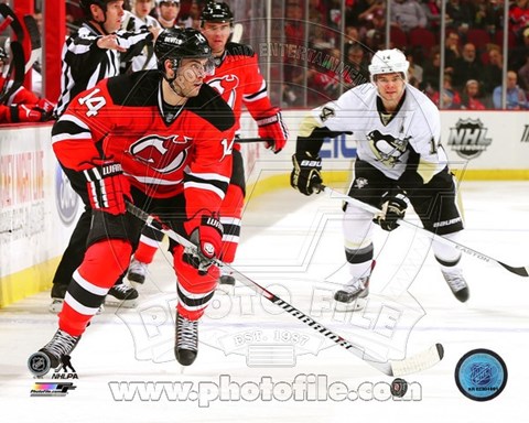 Framed Adam Henrique in action 2013-14 Print