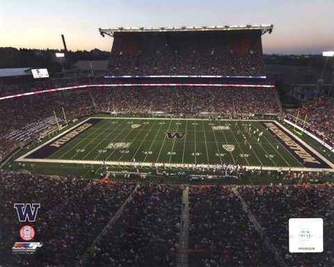 Framed Husky Stadium University of Washington Huskies 2013 Print