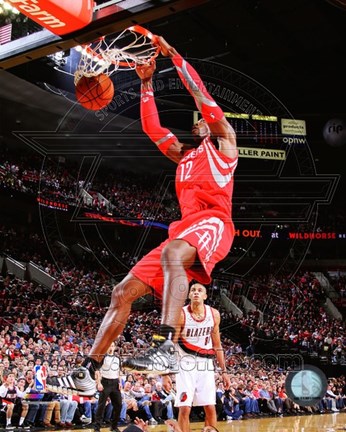 Framed Dwight Howard Basketball Dunk Print