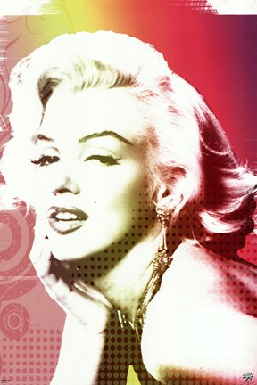Framed Marilyn Monroe - Rainbow Print