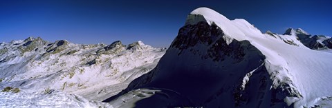 Framed Swiss Alps from Klein Matterhorn, Switzerland Print