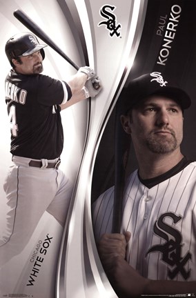 Framed Chicago White Sox&#174; - P Konerko 14 Print