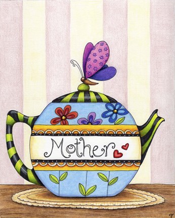 Framed Mother&#39;s Tea Print