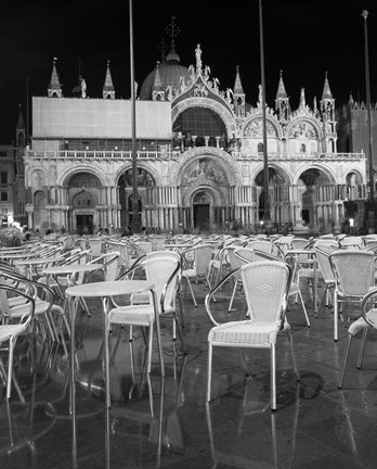 Framed Chairs in San Marco Print