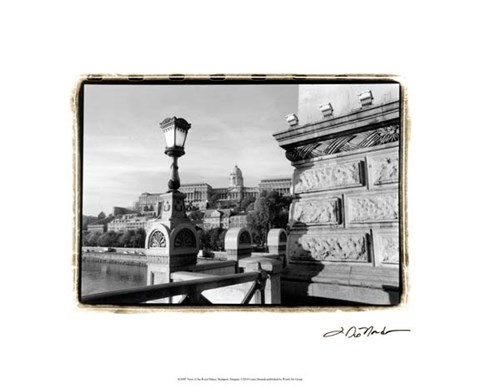 Framed View of the Royal Palace, Budapest Print