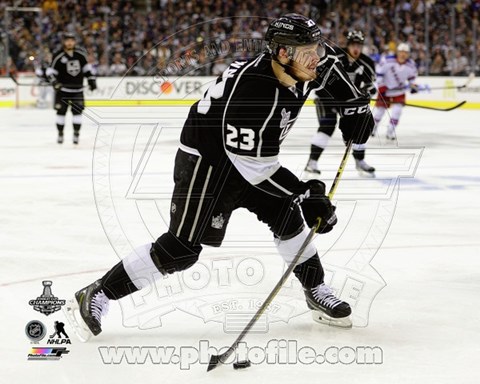 Framed Dustin Brown Game 5 of the 2014 Stanley Cup Finals Action Print