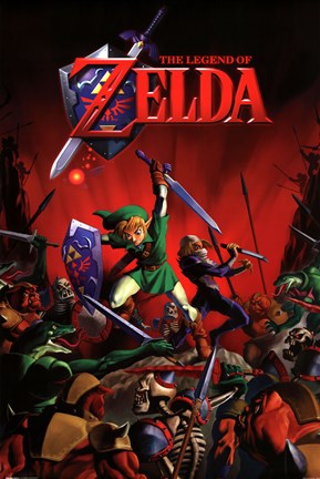 Framed Zelda - Battle Print