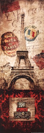 Framed Trip to Paris Print