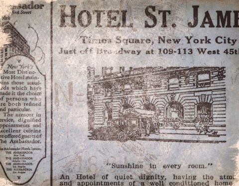 Framed Hotel St James Print
